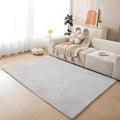 ThreadGlobe Fluffy Faux Rabbit Fur Rug 6'x9', Cloud-Soft Rugs by Unknown