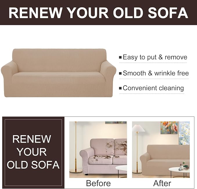 U-NICE HOME Loveseat Cover Stretch Couch Cover Sofa Cover Sofa Slipcover - Image 5