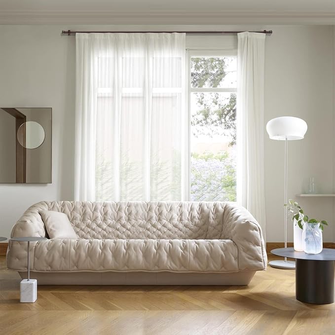 Small Curtain Rods for Windows 30" to 60" 5/8 Inch Standard Decorative Brown - Image 5