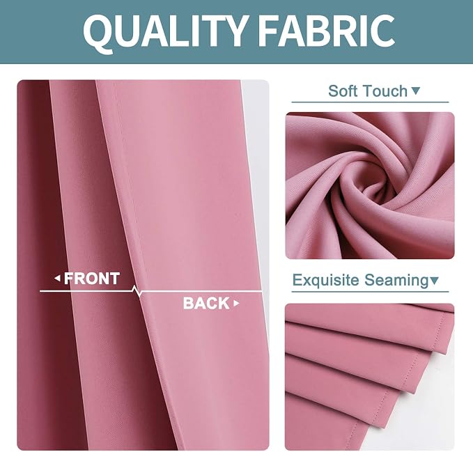ChrisDowa Blackout Curtains 78 inches Long - Image 3