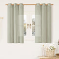 LAMIT Short Linen Curtains 54 Inch Length by LAMIT