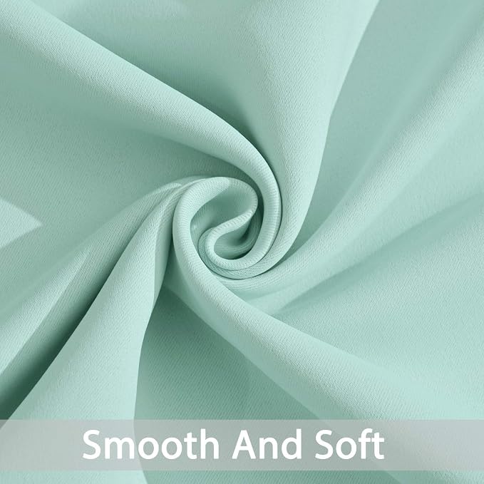 Yakamok Aqua Blackout Curtains, Thermal Insulated Light Blocking Blackout Drapes - Image 4