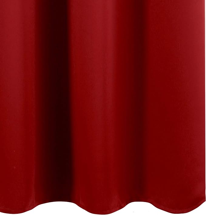 LEMOMO Red Thermal Blackout Curtains/38 x 54 Inch/Set of 2 Panels Room - Image 9