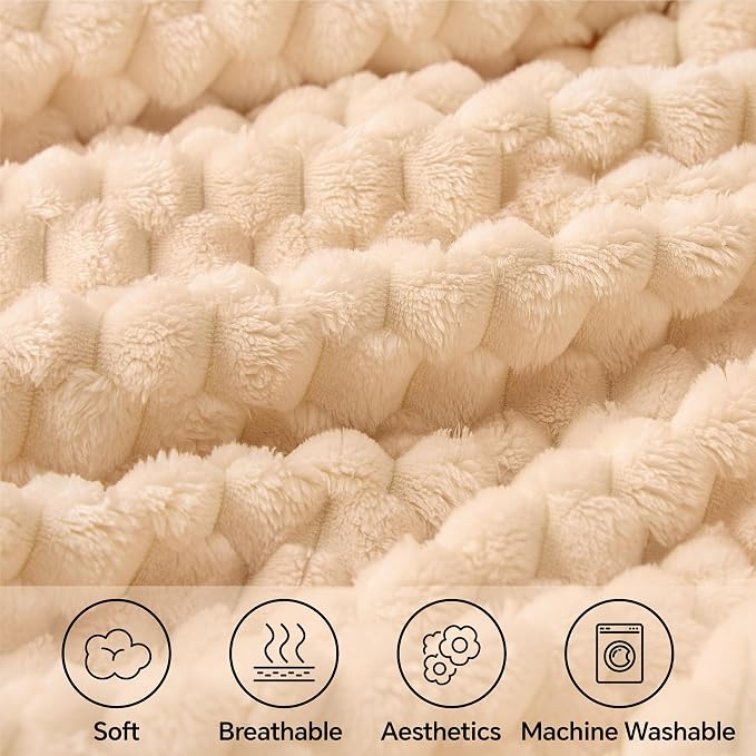 BEDELITE Fleece Throw Blanket for Couch & Bed - Image 3