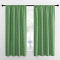NICETOWN Window Curtains for Bedroom, Froest Green, 2 Panels, W42 x L48 -Inch by NICETOWN