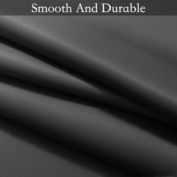 SimpleHome Ombre Room Darkening Curtains 45 inches Length - Image 6