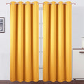 LEMOMO Blackout Curtains 52 x 120 Inch Long Yellow Curtains Set of 2 Panels by Lemomo