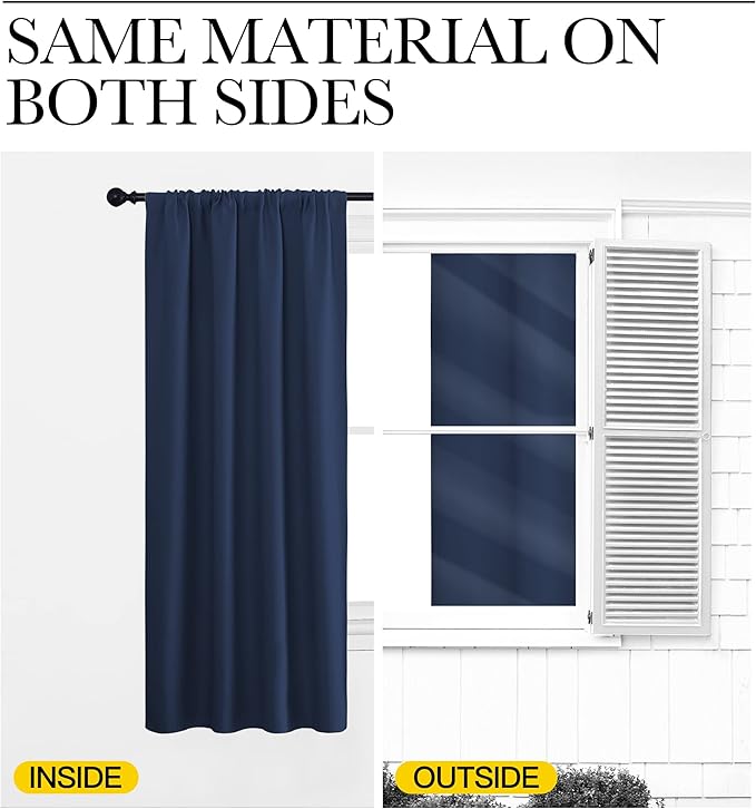 NICETOWN Blackout Curtains for Bedroom, Home Decorations Thermal Insulated - Image 6