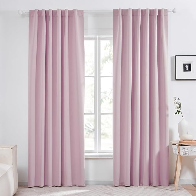 Deconovo Blackout Curtains Insulated Thermal Blackout Blinds Rod Pocket and by Deconovo
