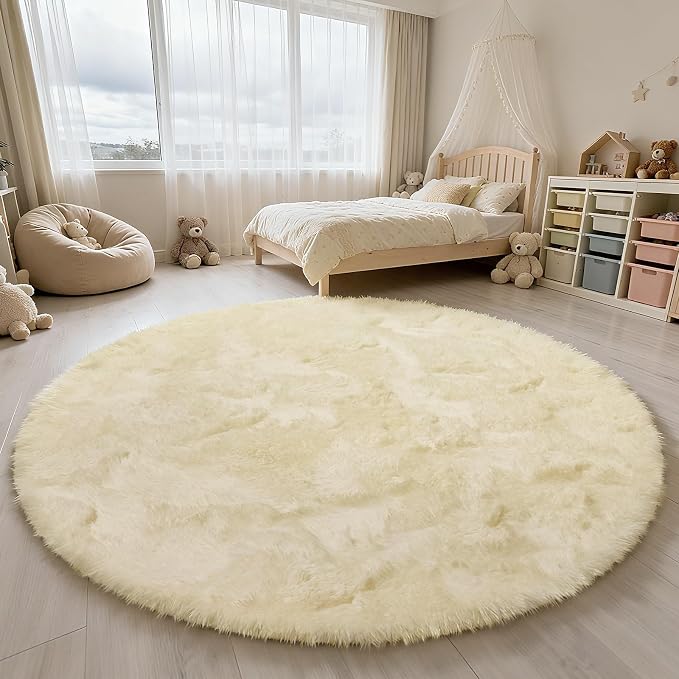 yulidayang Fluffy Round Area Rugs - Image 5