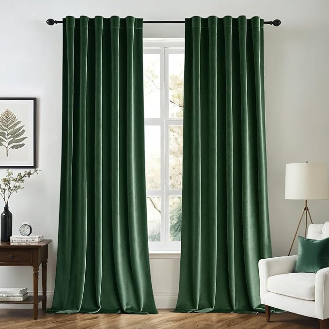 MIULEE Velvet Curtains 96 inches by MIULEE