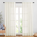 NICETOWN Linen Sheer Curtains and Drapes by NICETOWN