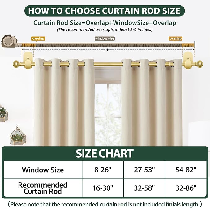 KAMANINA Curtain Rods No Drilling - Image 8