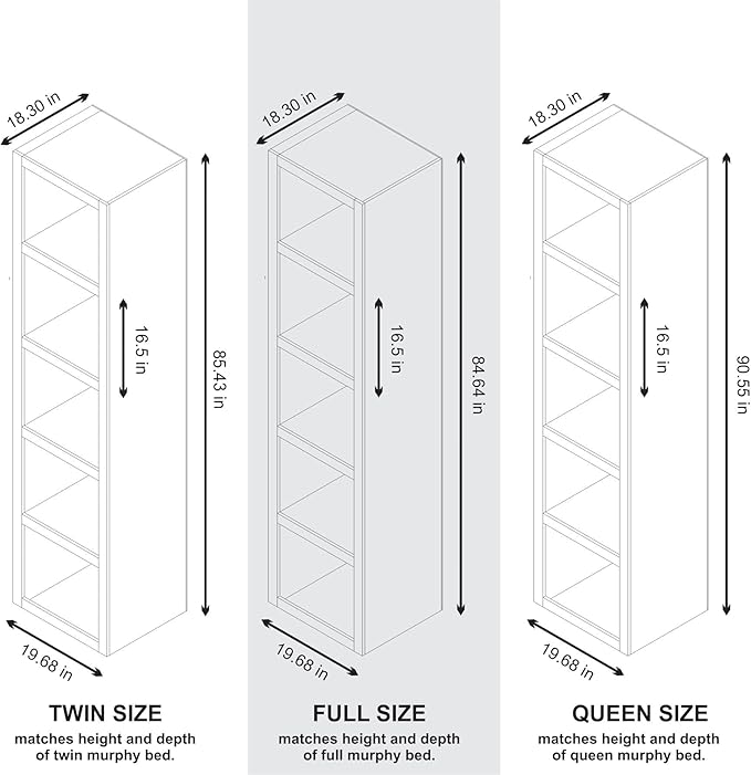 Oakland Living White 85-in Tall Wooden Bookcase Shelf