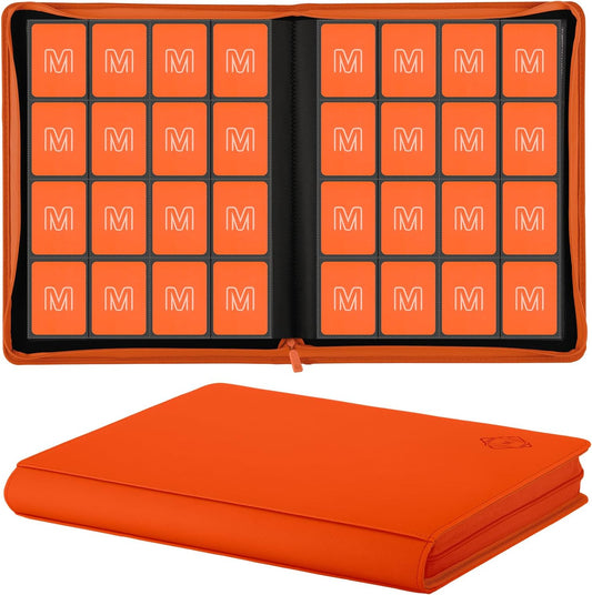 Premium Card Binder 16 Pocket,Trading Card Binder Holds up to 1000+Cards Sturdy Card Collection Album, Card Holder Folders for MTG, TCG, Game Cards & Sports Cards