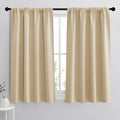 RYB HOME Extra Wide Curtains for Bedroom Living Room 63 inches Long, Thermal by RYBHOME