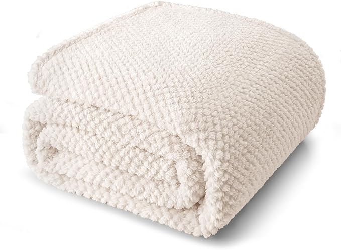 Whale Flotilla Twin Size Fuzzy Fleece Blanket by WHALEFLOTILLA