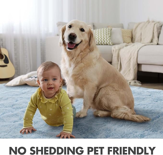 9x12 Ft Extra Large Shag Rugs for Living Room, Ultra Soft Fluffy Furry Area - Image 5