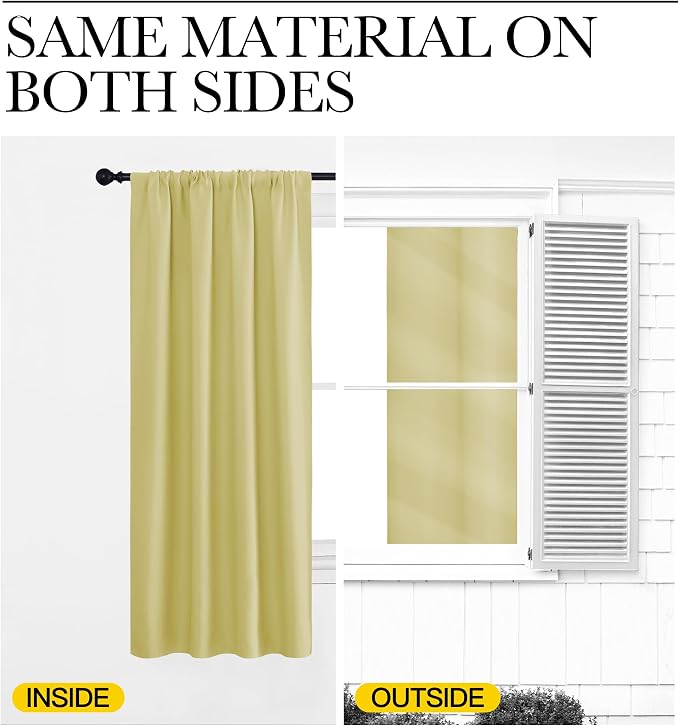 NICETOWN Room Darkening Curtains - Image 5