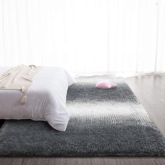 TWINNIS Super Soft Shaggy Rugs Fluffy Carpets, 5x8 Feet, Indoor Modern Plush - Image 5