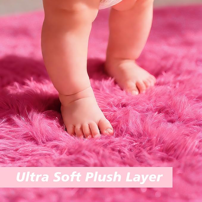 9x12 Fluffy Area Rugs for Living Room, Large Fuzzy Shag Area Rug for Bedroom - Image 2