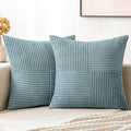 MIULEE Sky Blue Decorative Throw Pillow Covers 20x20 Inch by MIULEE