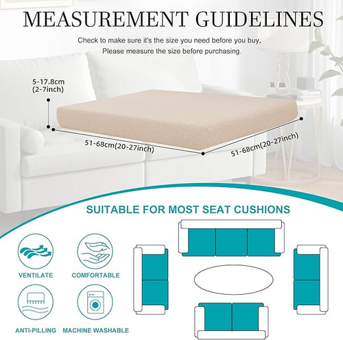 12Pcs Stretch Patio Cushion Covers, Outdoor Couch Covers Replacement, Outdoor - Image 2
