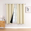 ChrisDowa 100% Blackout Curtains 45 inch Long by ChrisDowa
