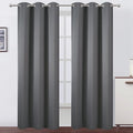 LEMOMO Frost Grey Blackout Curtains 34 x 84 Inch Length/Set of 2 Curtain by Lemomo