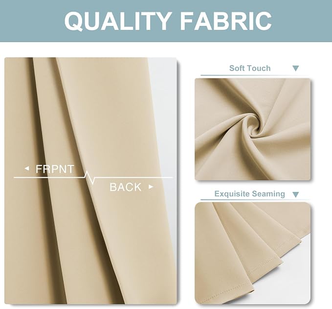 ChrisDowa Blackout Curtains 84 inches Long - Image 3