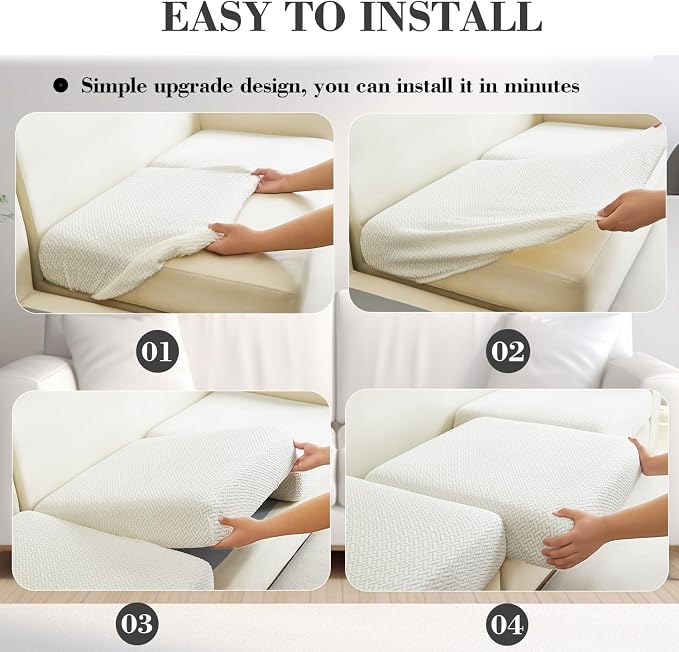 Sofa Covers Couch Covers for Sofa Pet Friendly Couch Cushion Covers Universal - Image 5