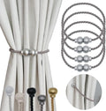 4 Pack Magnetic Curtain Tiebacks Modern Handmade Rope Curtain Tie Backs by HIASTRA