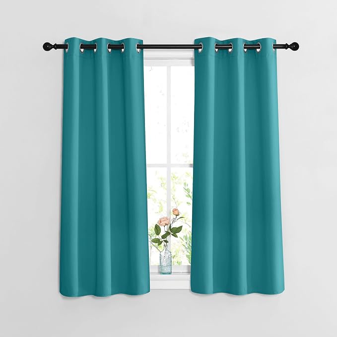 NICETOWN Blackout Kitchen Curtains Over Sink 48 inches Length by NICETOWN