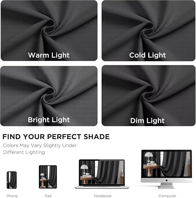 Joydeco 84Inch Blackout Curtains - Image 9