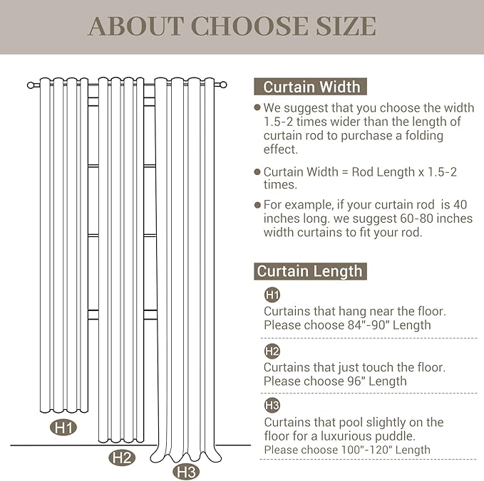 Pinch Pleated Linen Curtains 96 Inches Long - Image 9