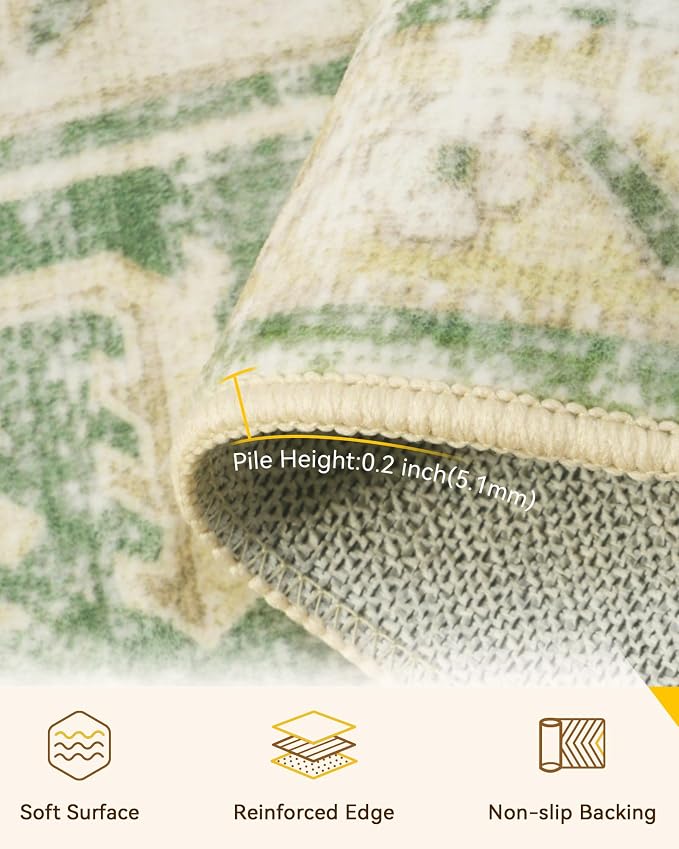 Area Rugs 2'x4' Kitchen Rugs Entry Rug Small Rugs - Image 3