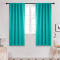 Deconovo Blackout Curtains, Thermal Insulated, W42 x L63 2 Panels, Back Tab by Deconovo