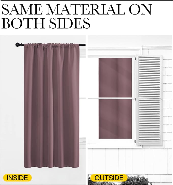 NICETOWN Room Darkening Curtains - Image 6