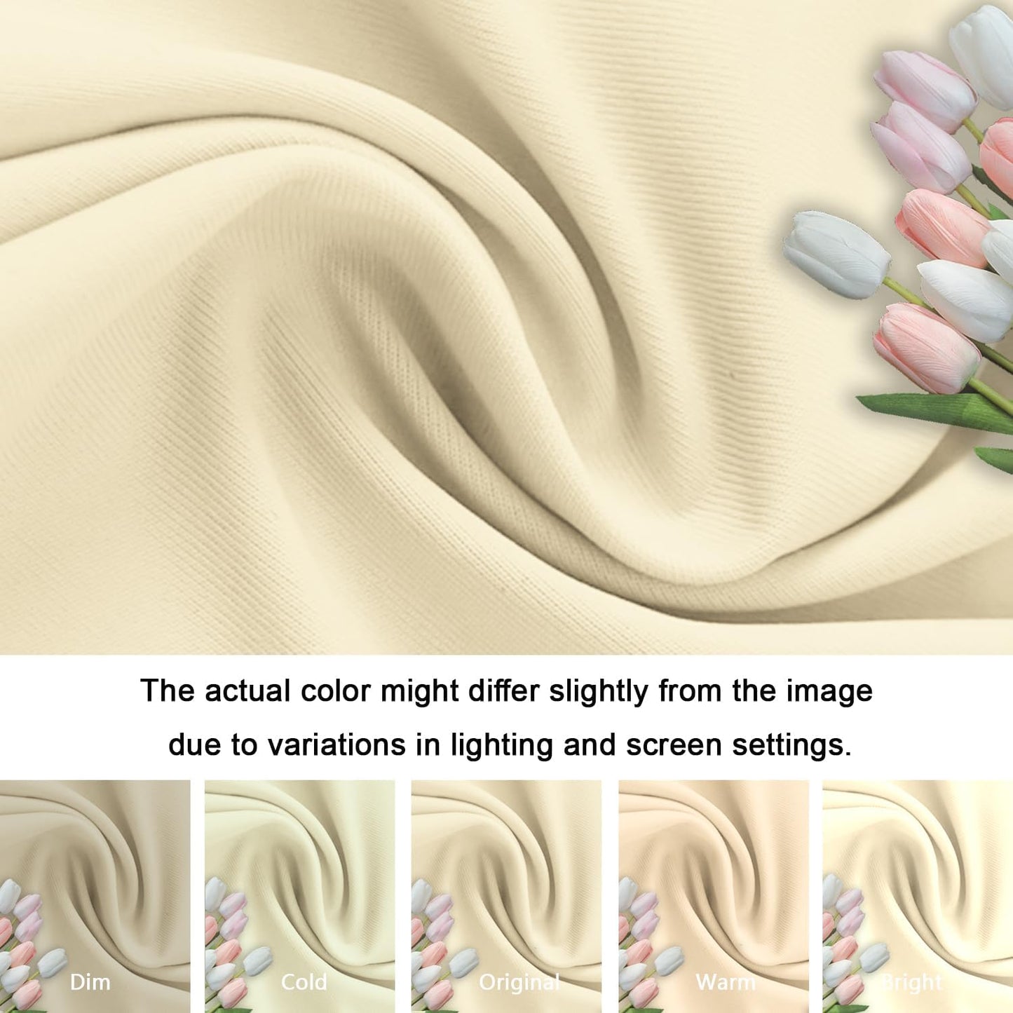 Beige Arch Cover 7.2ft Arch Backdrop Cover Spandex Fitted Wedding Arch Covers Round Top Arch Frame Cover Chiara Arch Cover Backdrop Fabric for Baby Shower Birthday Garden Party Celebration