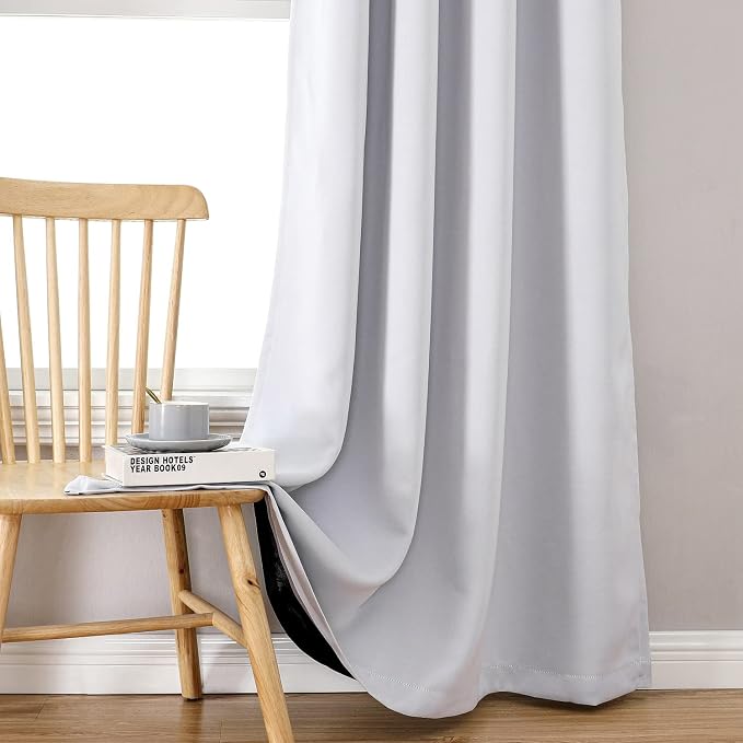 ChrisDowa 100% Blackout Curtains 108 inch Long - Image 7