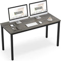 Teraves Computer Desk/Dining Table Office Desk Sturdy Writing Workstation for Home Office (47.24”, Black Oak)