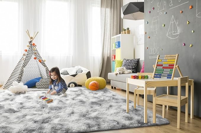 TWINNIS Super Soft Shaggy Rugs Fluffy Carpets 5x7 Feet, Indoor Modern Plush - Image 4