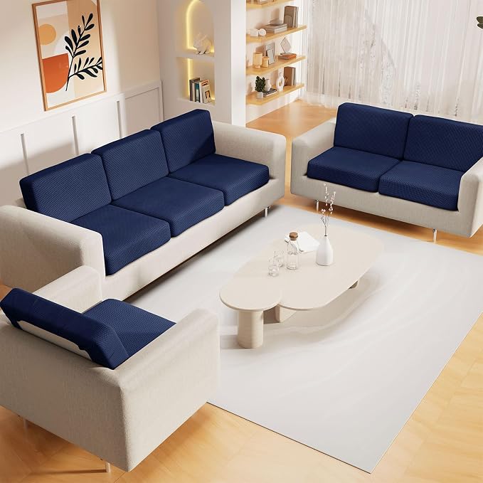 hyha Waterproof Sectional Couch Covers, Non Slip Sofa Couch Cushion Covers L - Image 2