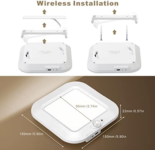 Rechargeable Motion Sensor Ceiling Light, Closet Light - Image 5