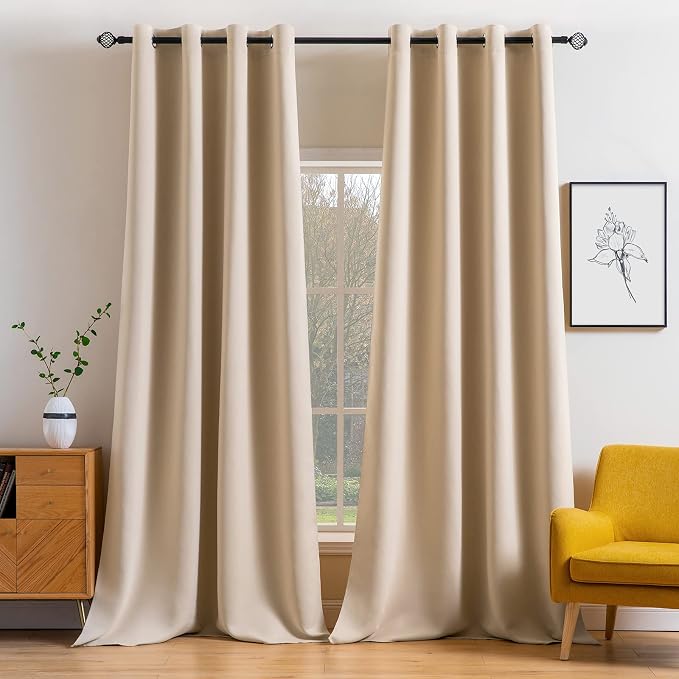 MIULEE Blackout Curtains 96 Inches Long by MIULEE