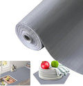 Beautysaid Shelf and Drawer Liner for Kitchen Cabinet, Non Adhesive Non Slip Shelf Paper Waterproof Washable Thickened for Dresser Pantry Shelve Bathroom Protector Liner(Gray,12 in x 30 FT)