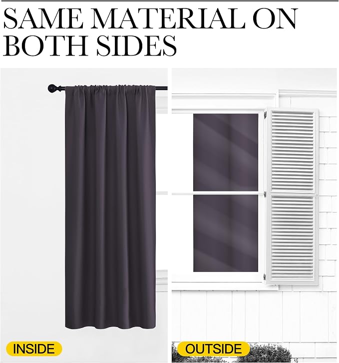 NICETOWN Room Darkening Curtains - Image 5
