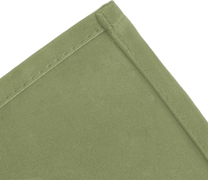 LEMOMO Blackout Curtains 52 x 108 inch/Sage Green Curtains Set of 2 - Image 7