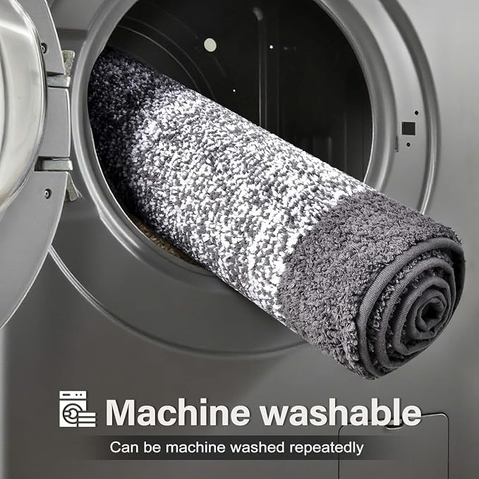 70x24 Long Bathroom Rugs Washable Non Slip, Soft Absorbent Quick Dry Mats - Image 9