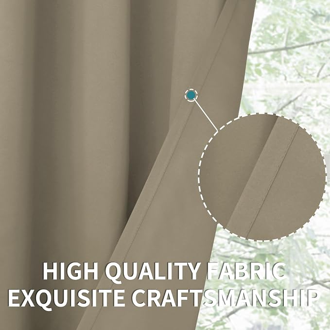 BGment Room Darkening Curtains 84 Inches Long - Image 7